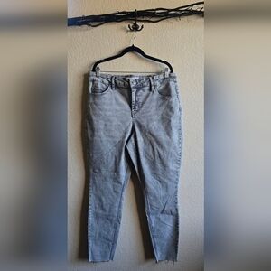 Ava & Viv Classic Gray Acid Wash Women's Jeans